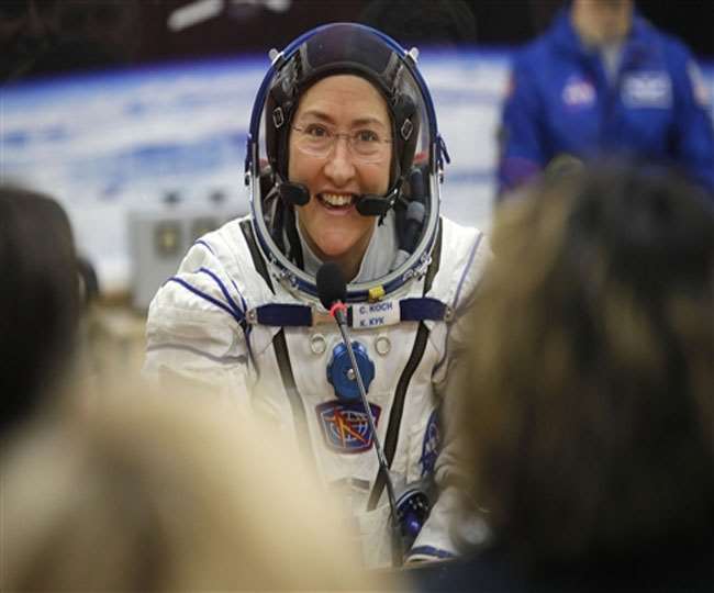 Christina Koch becomes the woman to spend the longest time in space